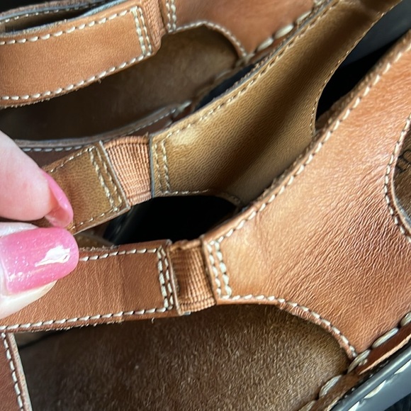 Naturalizer Craft Comfort Sandals, tan leather straps, slip on, size 7, NEW! - Picture 15 of 16